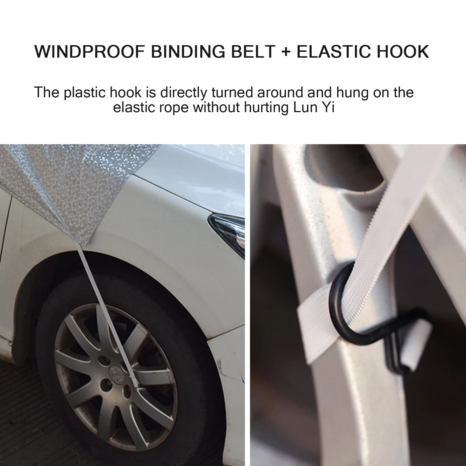 Universal Car Windshield Mirror Reflective Bar Cover Sun Shade Protector Winter Snow Ice Rain Dust Frost Guard Aluminium Film