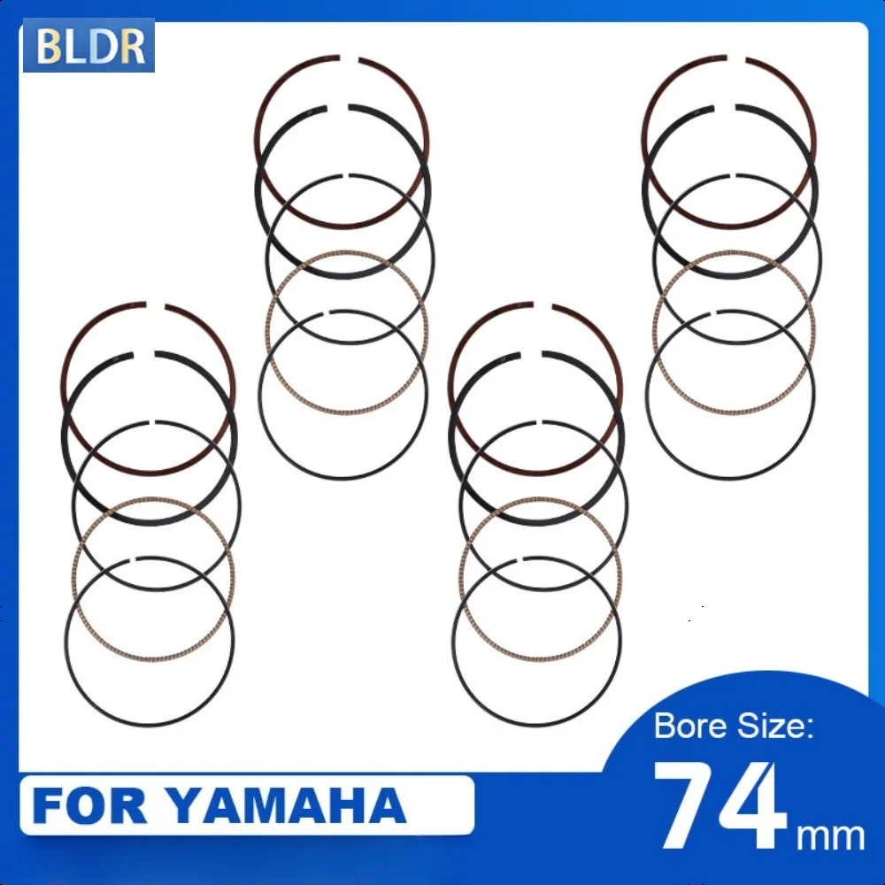 

74mm Piston Rings 4XV-11603-00-00 for Yamaha FX1000A FX140 Cruiser FX 1000 Wave Runner FX YZF-R1 FZS1000 FZ1 FZS1000 FAZERFZ-1S