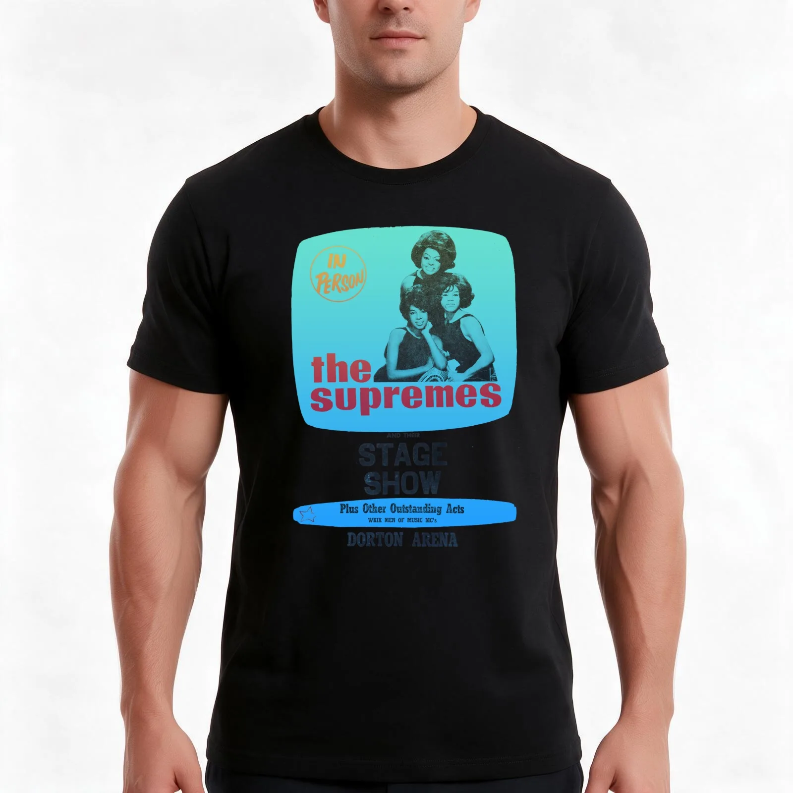 Diana Ross and the Supremes concert graphic T-Shirt, Summer Casual Cotton Tee, Oversized Streetwear Tops, Vintage Graphic Print