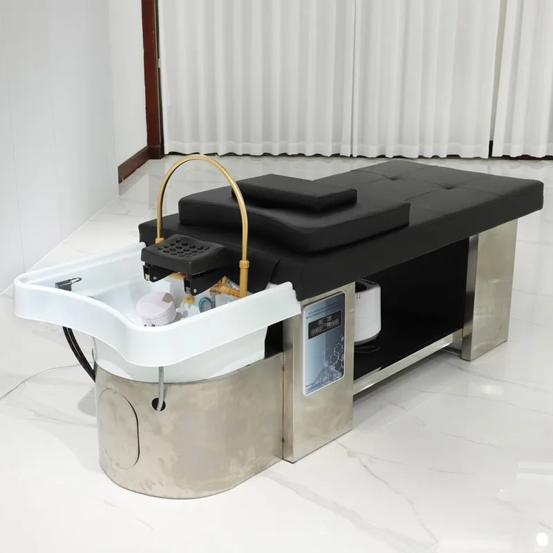 

Treatment Headspa Hairdressing Shampoo Bed Spa Hair Beauty Salon Shampoo Chair Backwash Professional Chaise Coiffure Luxury