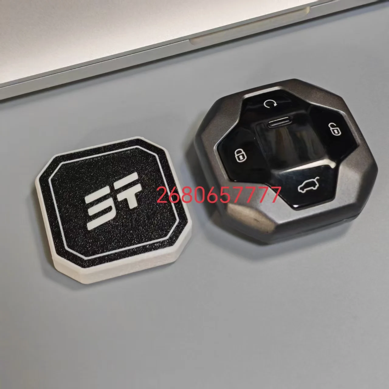 Suitable for Chery Jetour Traveler Smart Card Shanhai T1 T2 Smart Card Smart Remote Key Shell with Night Light
