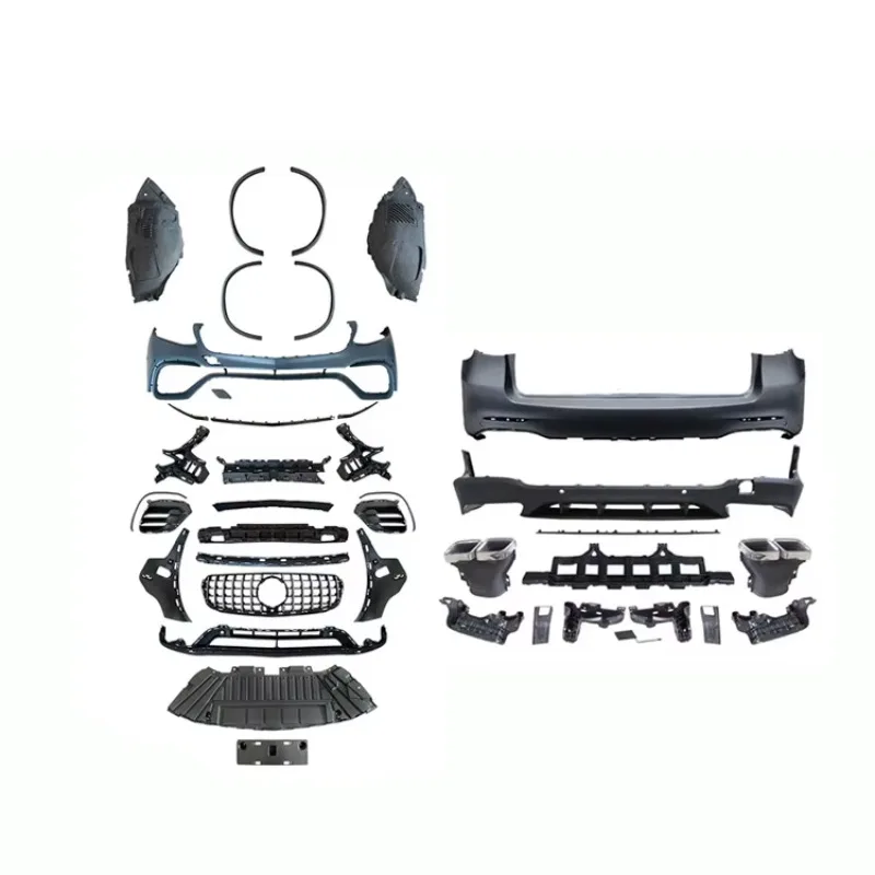 

Заводская продажа автомобиля, модифицированная решетка бампера, обновленный комплект кузова для GLC W253 X253, изменение на C63 AMG Body Kit 2016-2019