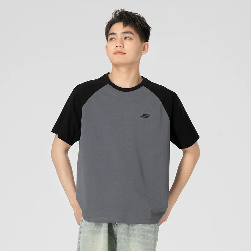 Skechers men's sportswear fitness crew-neck T-shirt with short sleeves and breathable design  P225U119-00Z8