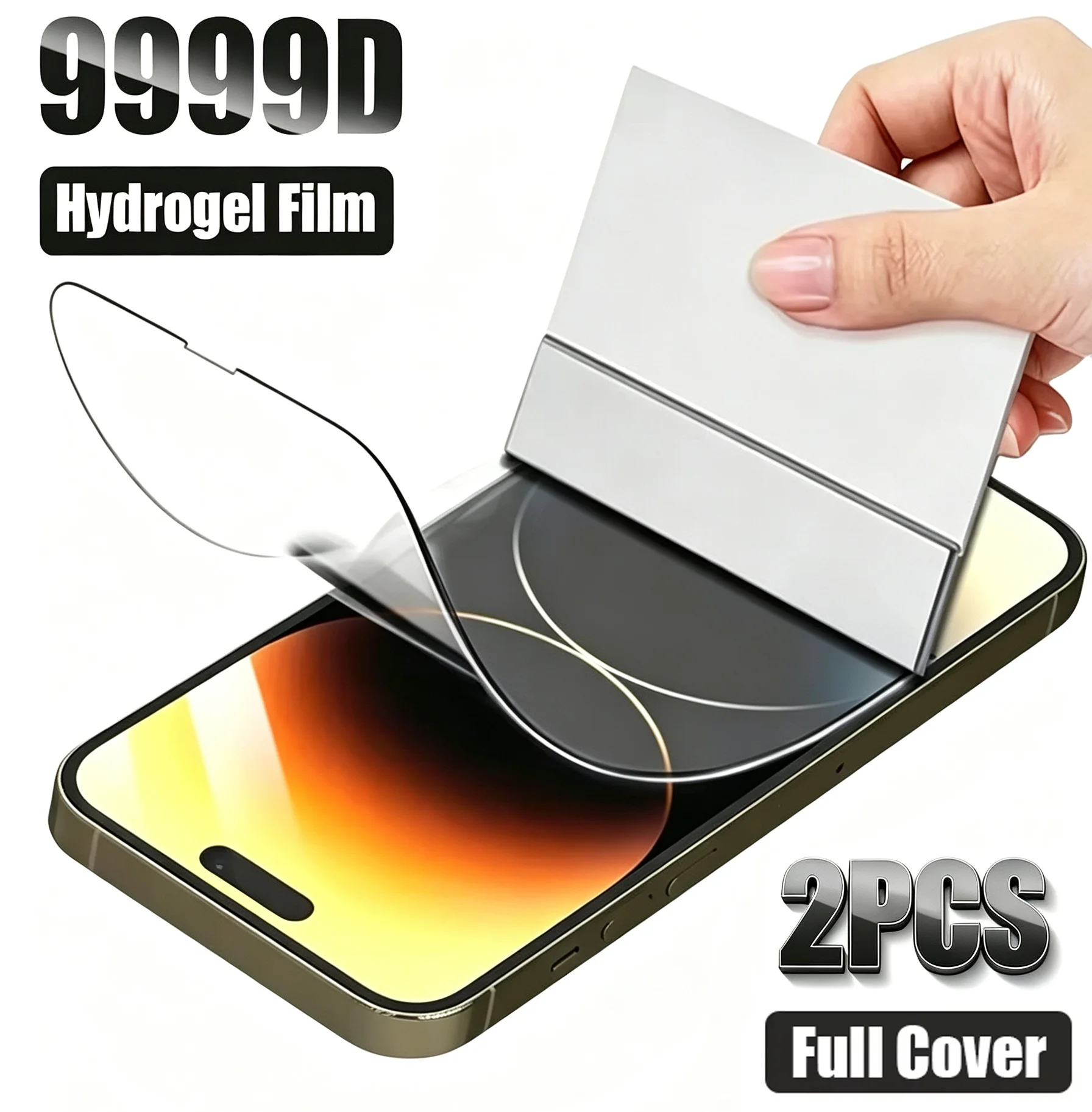 2Pcs Soft Hydrogel Film For iPhone 18 14 12 16 Pro Max 11 13 Mini 15 16e Air X XR XS Max 7 8 6s SE Full Cover Screen Protector