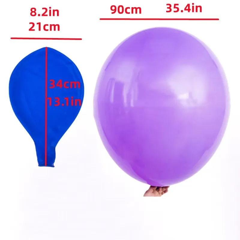 3 قطعة 35 بوصة كبيرة الحجم بالونات اللاتكس لعبة بالون الحلوى استحمام الطفل ديكور الهواء Globos حفل زفاف عيد ميلاد الديكور طفل هدية #6