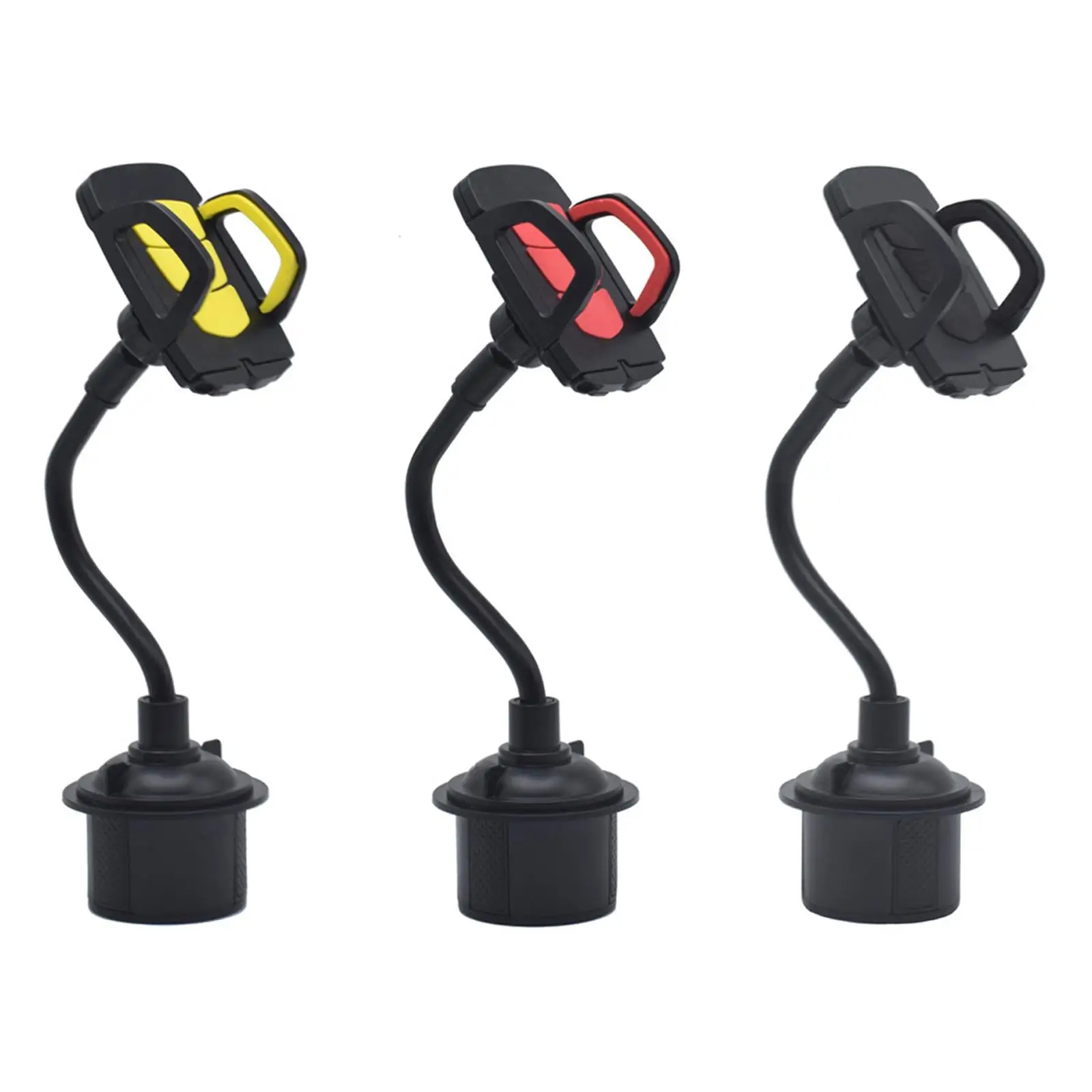 

Adjustable Cup Holder Phone Stand Anti Slip Base Car Smartphone Cradle for Universal Fit in Vehicles