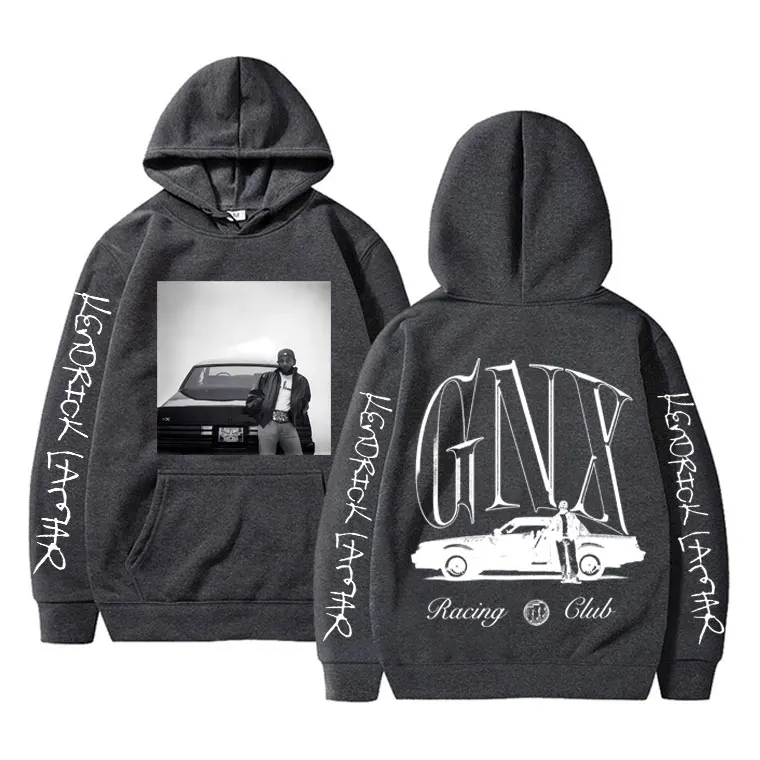 Kendrick Lamar Double Sided Prrint Hoodie Men Women Fleece Cotton Sweatshirt Oversized Hoodies Men\'s Hip Hop Fashion Streetwear