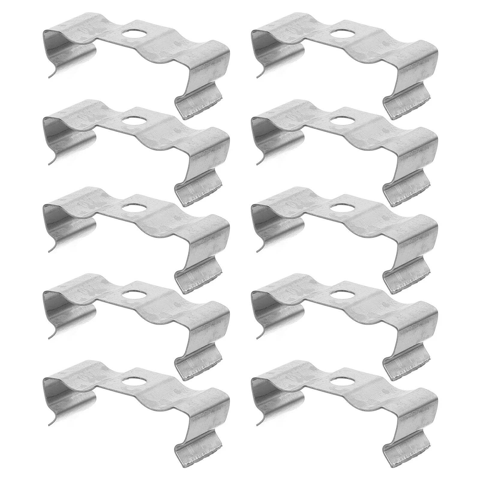 

50Pcs LED Daylight Lamp Mounting Clamp Socket Stable Design Manganese Steel Reliable Performance Lamp Clamps