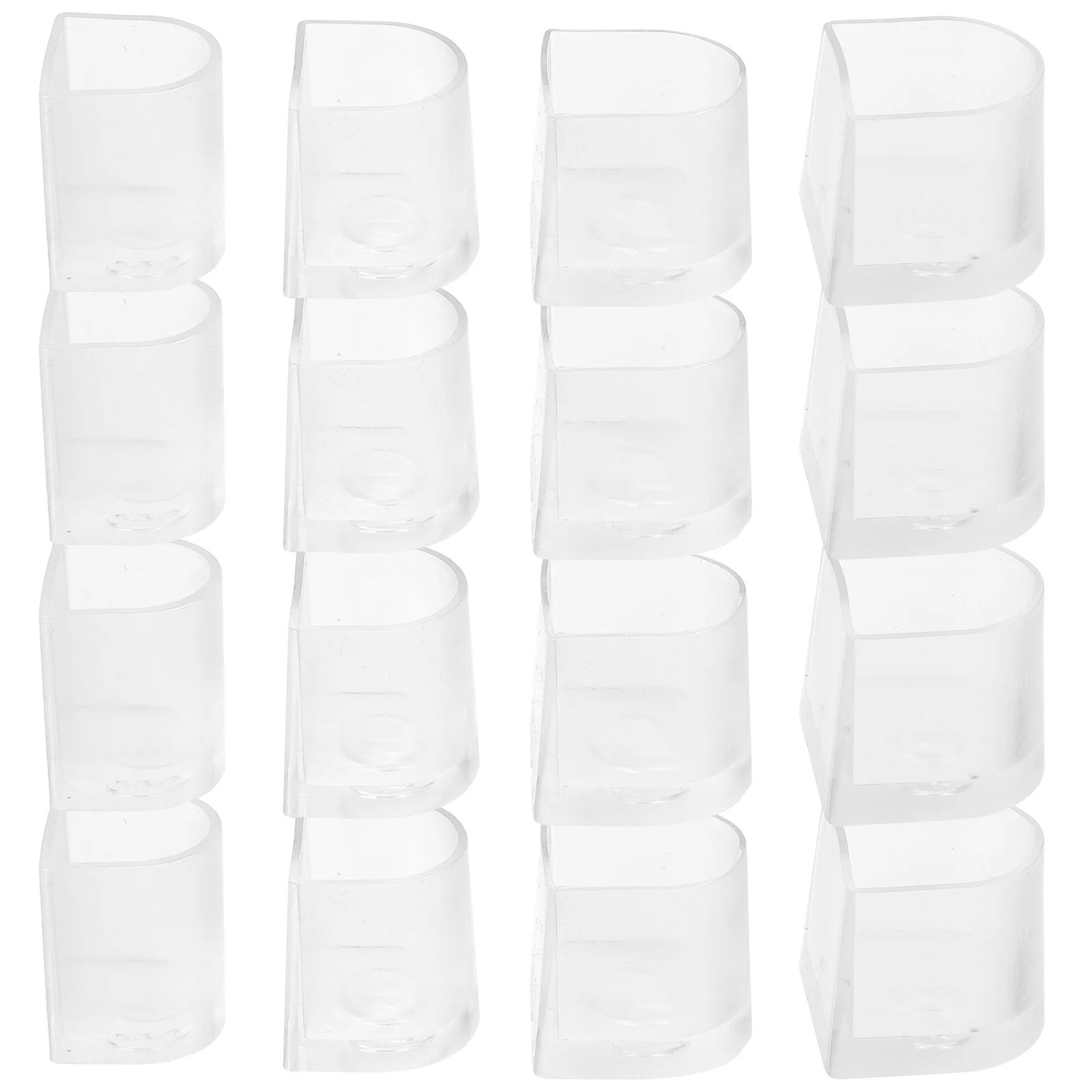 16 Pairs High Heels Cover Transparent Protector Clear Tips Caps Non-slip Shoe Pvc Prevent Sinking
