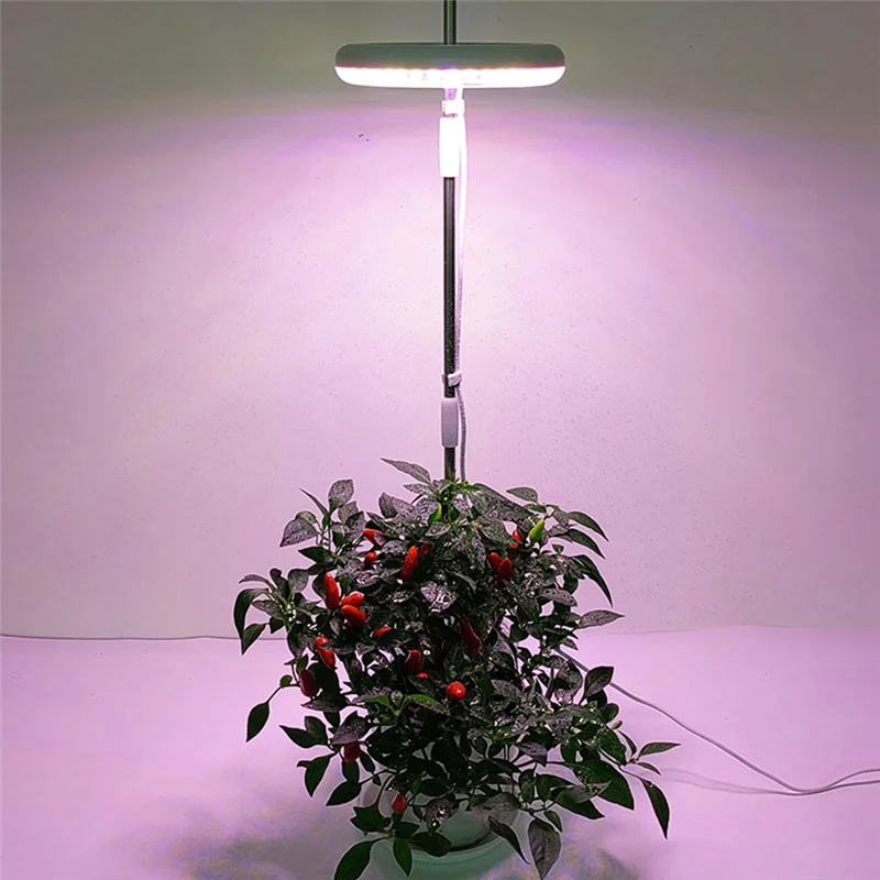 COFA-Rolant Grow Light, светодиодная лампа для выращивания растений, полный спектр для комнатных растений, бонсай, регулируемая по высоте, с регулируемой яркостью и автоматическим таймером