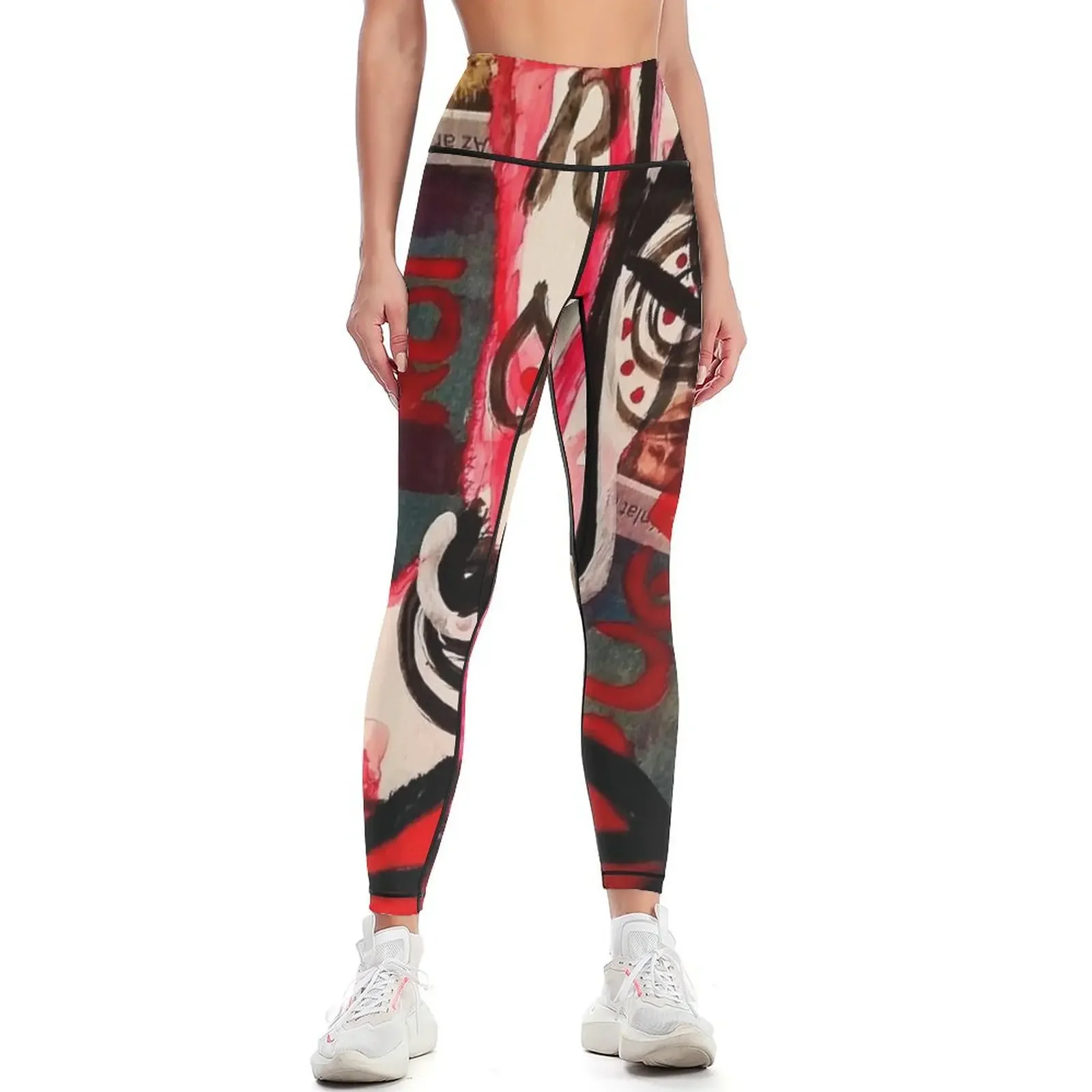 

RED Leggings sport legging Legging sport Sports female gym's sportswear Womens Leggings