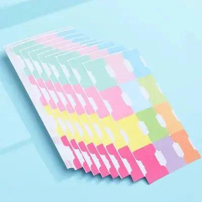 

20pcs Notebook Bookmarks Sticky Tabs Self Adhesive Neutral Color Index Tabs Page Markers Book Annotation Supplies