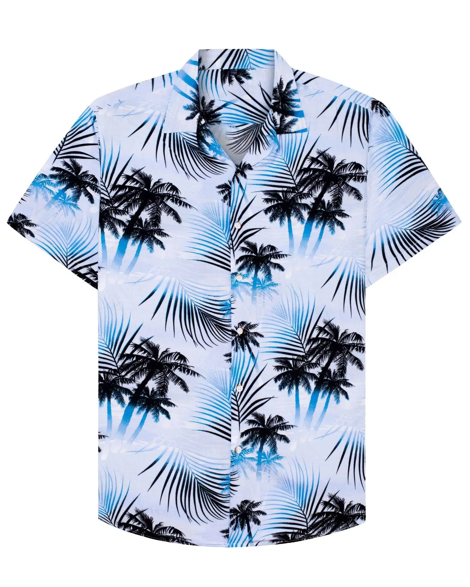 Summer Hawaiian Shirt 3d Printed Colorful plant Men Women Clothing Beach Short Sleeve Blouse Fashion Men\'s Vocation Lapel Camisa