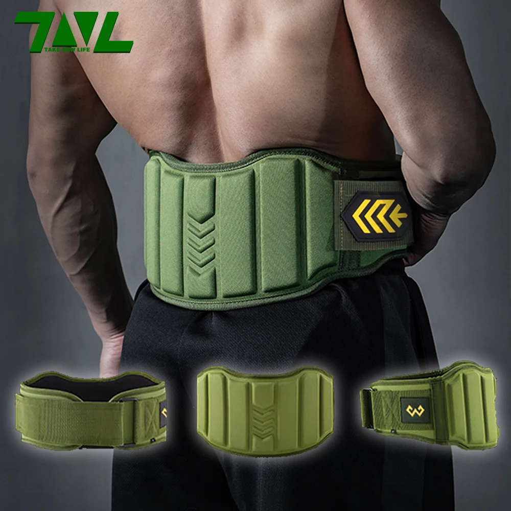 1PC poszerzony pas biodrowy ochraniacz na sztangę trójbój siłowy trening siłowy siłownia Fitness podnoszenie ciężarów lekkie pasy EVA na plecy