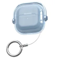 Funda transparente con cierre de seguridad para HUAWEI FreeClip 2, bonita funda para auriculares de color caramelo, funda limpia para auriculares FreeClip 2, soporte para teléfono