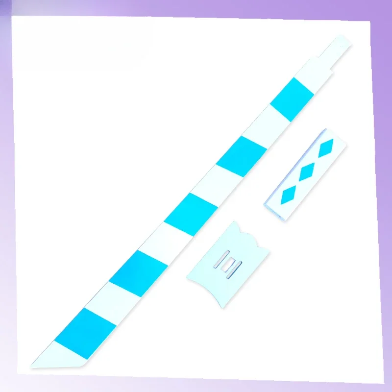 Panty & Stocking with Garterbelt Blue and White Stripes Props Sword Weapon Anime Halloween Party