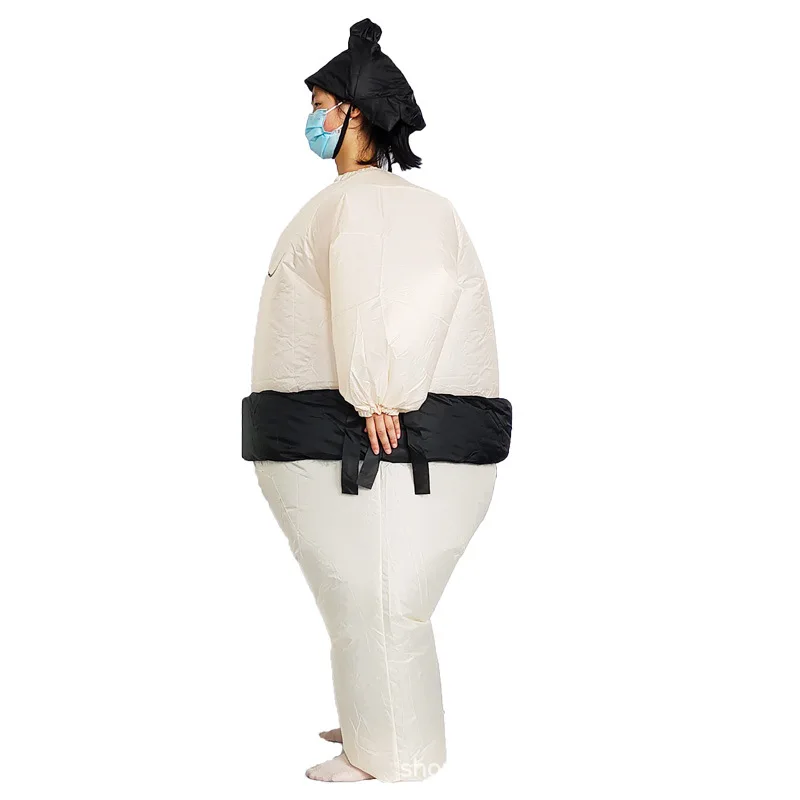 Fat Man Sumo Wrestling Inflatable Costumes Game Competition Halloween Party Cosplay Costume Funny Props - view 5