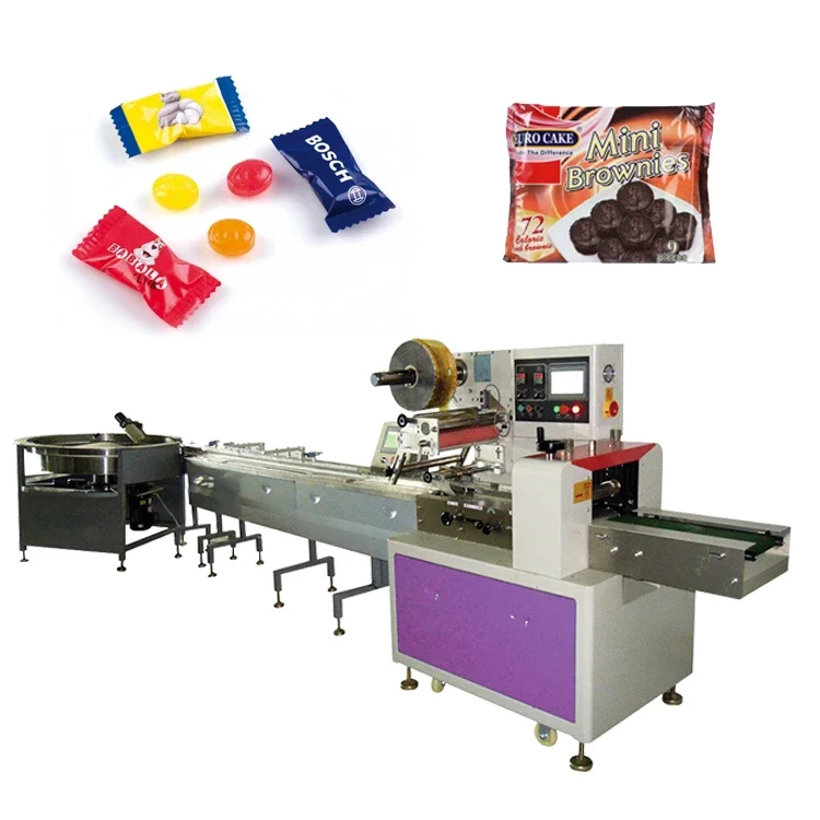 Horizontal Automatic Chocolate Soft Candy Single Candy Packaging Machine