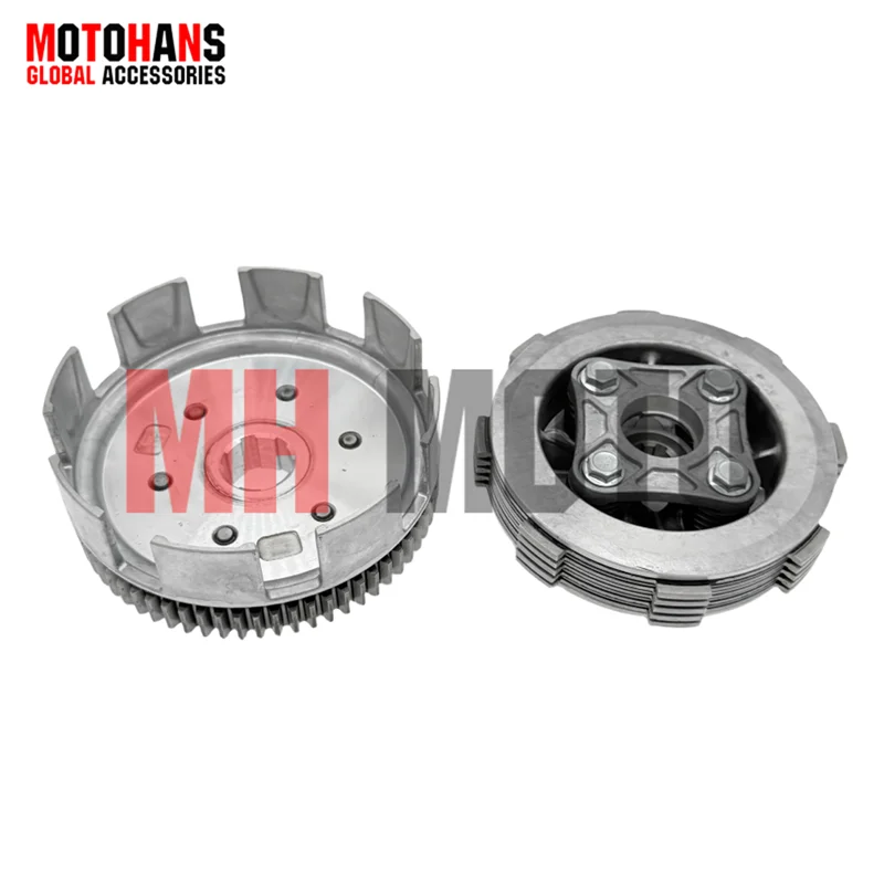 

MOTORCYCLE PARTS CLUTCH COMP. 4 COLUMNS 5 PLATE 67 TEETH FOR 1P56FMJ YX140 YX150 YX160 140CC 150CC 160CC PIT DIRT BIKE