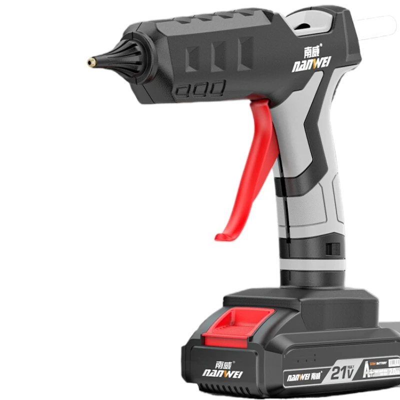 

Пистолет для термоплавкого клея с литиевой батареей, беспроводной бытовой пистолет для горячего клея ручной работы