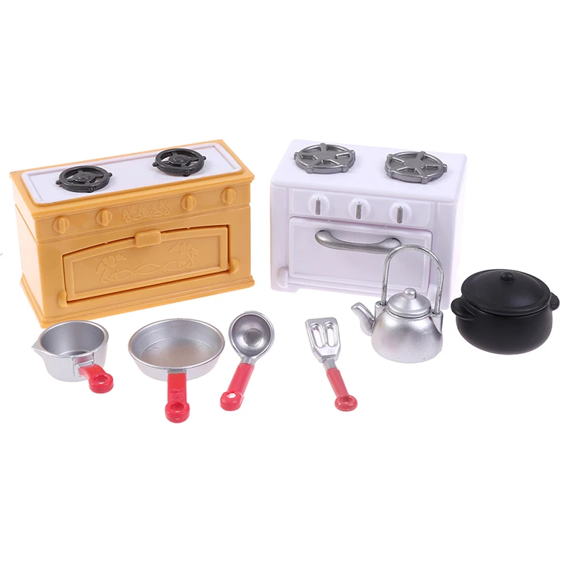 1:12 Dollhouse Kitchen Cooking Ware Ccooking Bench Spatula Scoop Kettle Pot Toy