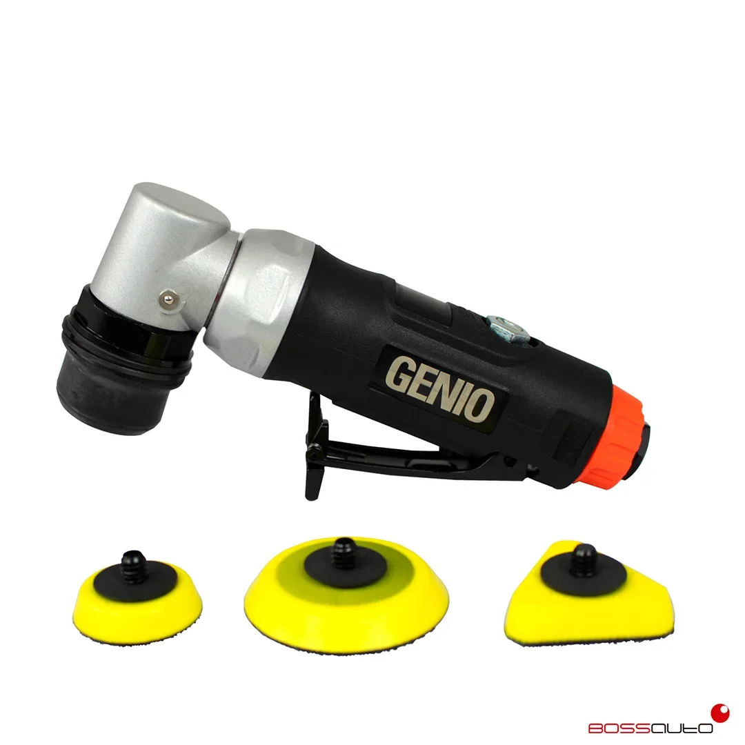 GENIO Pneumatic Orbal Sander Mini Ø2mm with 30/38/48mm Plates