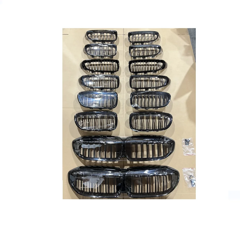 

Car Bumper Facelift Bodykit Grill for F10 F30 F22 F20 F32 F36 G20 G30 E90 Plastic Glossy Black Carbon Fiber Grille