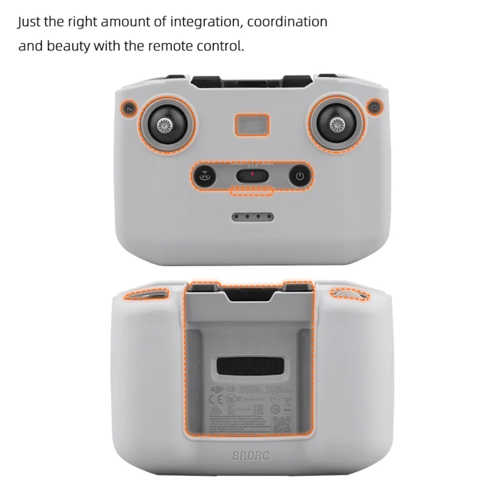 Silicone Case for DJI NEO RC-N3/N2/N1 Air 3/Mini 4 Pro/Mini 2 3 Drones Remote Control Protective Cover Sleeve Accessories