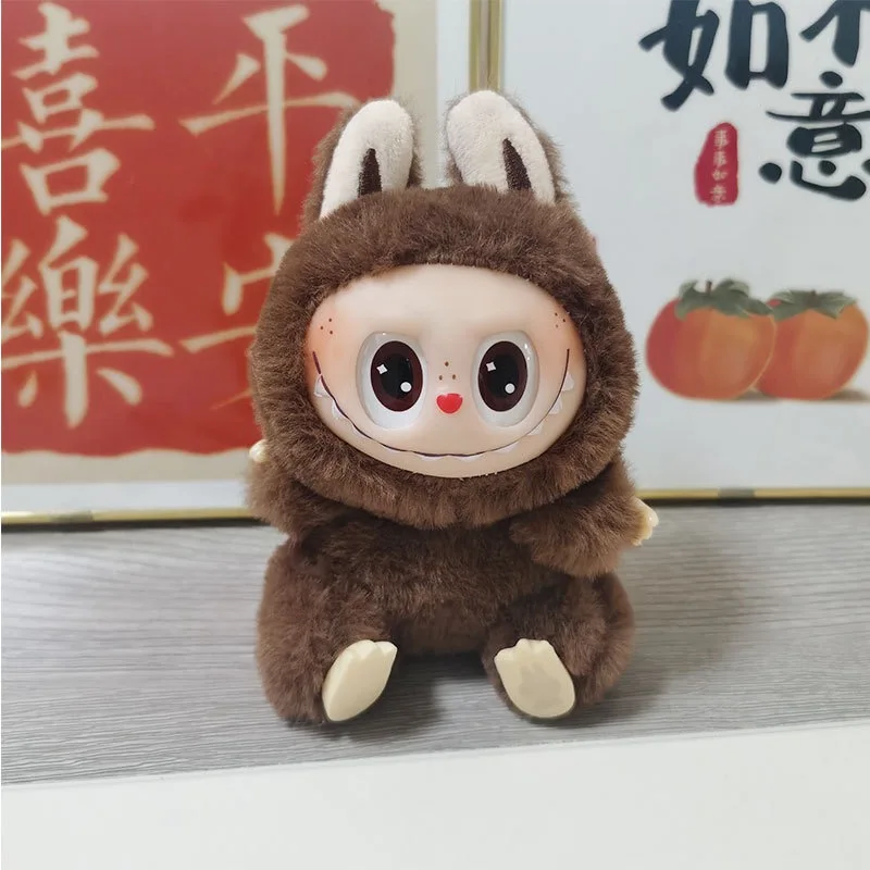 2025 New Random Two Generation Labubu Sitting Plush Blind Box Surprise Doll Series Decorative Gifts Birthday Gifts