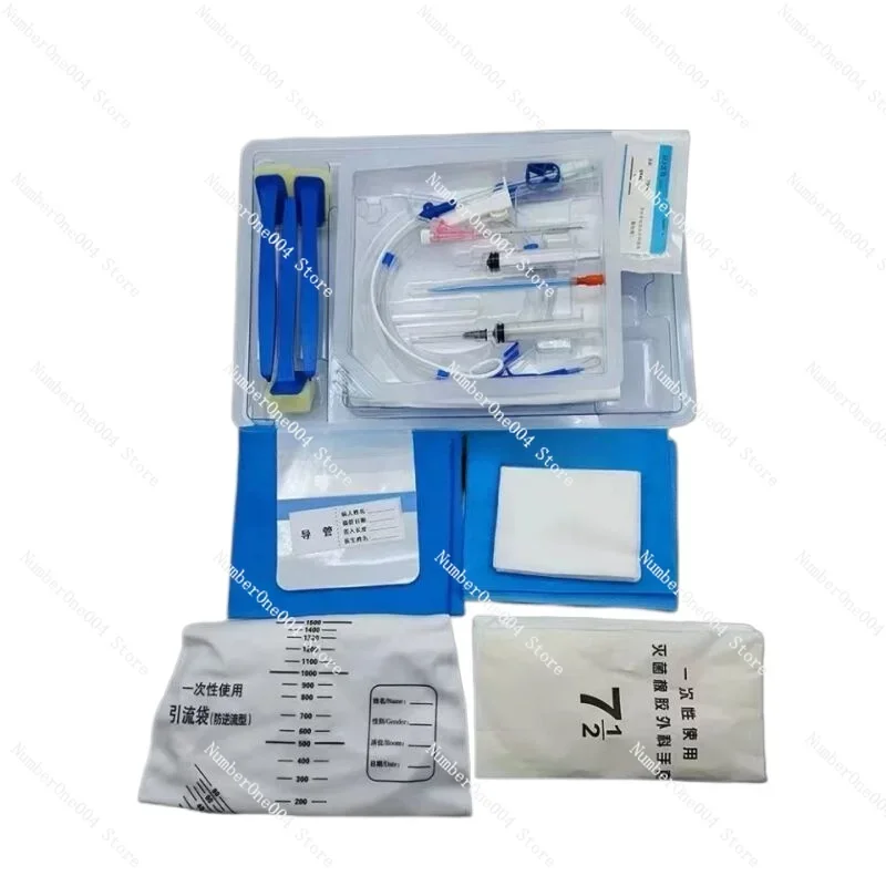 Disposable Chest and Abdominal Cavity Pigtail Retention Drainage Catheter Packs Abdominal Cavity Drainage Catheter