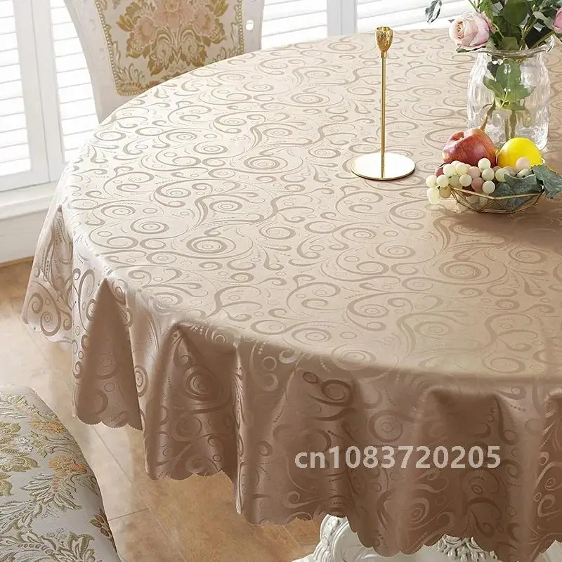 Minimalist Solid Color Tablecloth Thickened Multi-color Printed Tablecloth Waterproof Oil Resistant Dust Anti Slip Table Cover