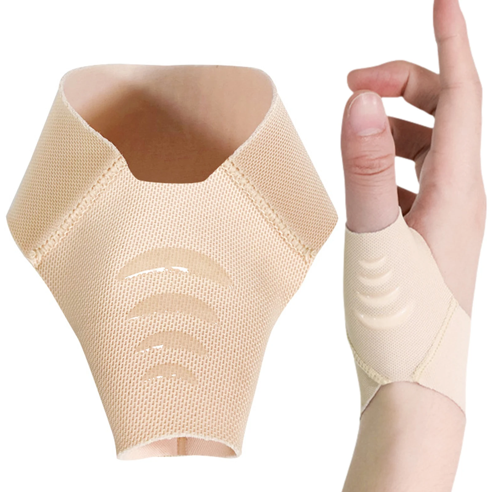 Thumb And Wrist Brace Elastic Thumb Support Brace Layer Spica Splint For Thumb Left Right Hand Stabilizer For Tendonitis Strain