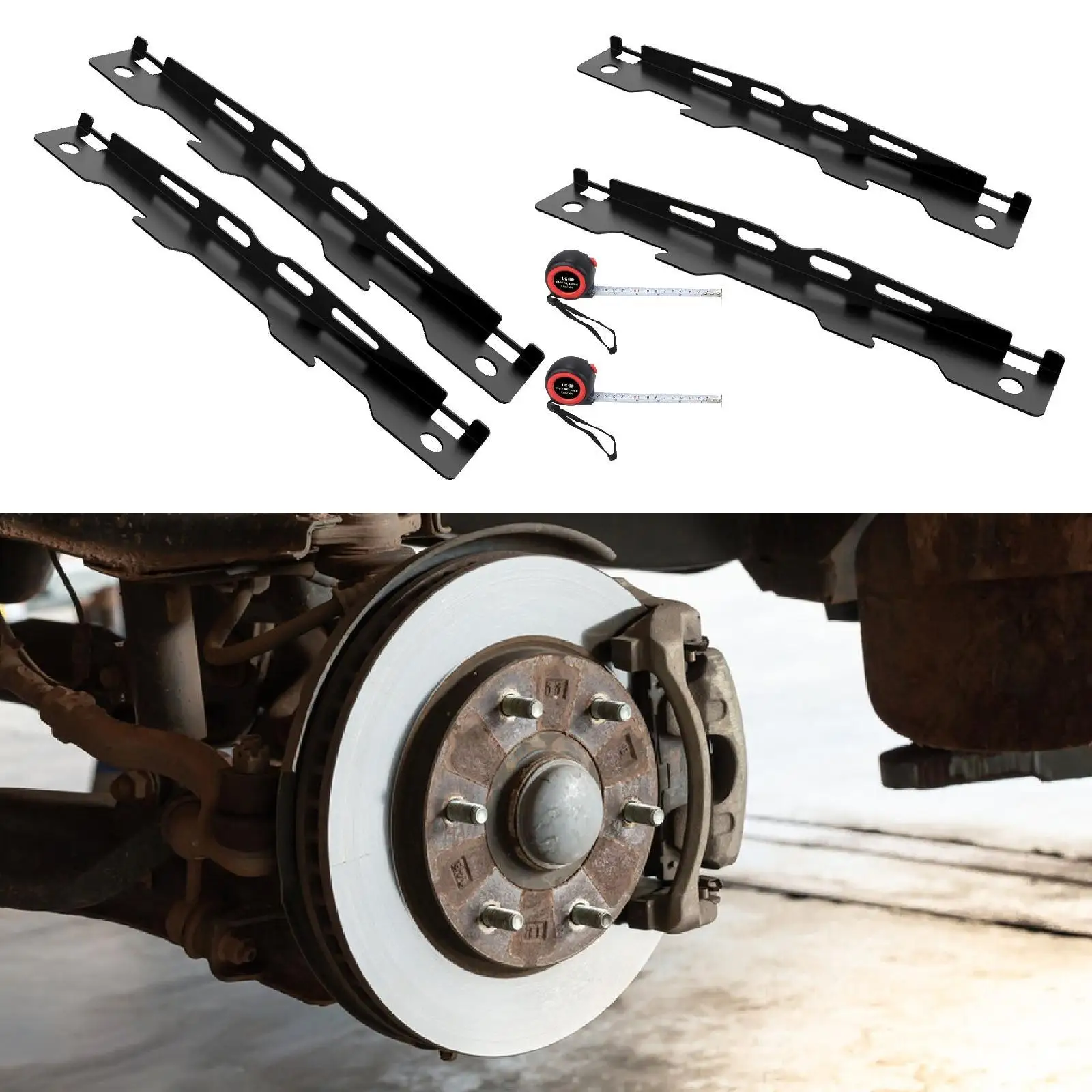 Automotive Wheel Toe Alignment Tool Board Stainless Steel Measurement Plate for Chassis Alignment Kit for Cars