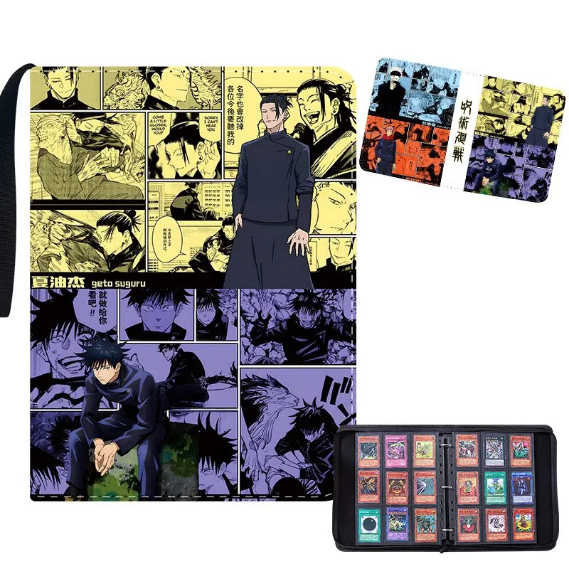 Jujutsu Kaisen Anime Collection Card Album Book Folder Phantom Parade 900pcs Zipper Card Binder Holder Toy Gift