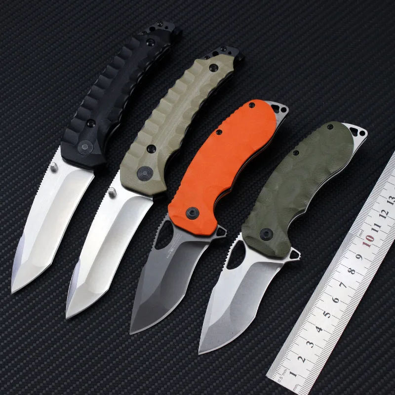 

New Outdoor Camping Folding Knife 8CR13 Blade G10 Handle Pocket Survival Tactical Hunting Kitchen Fruit Utility Knives EDC Tools