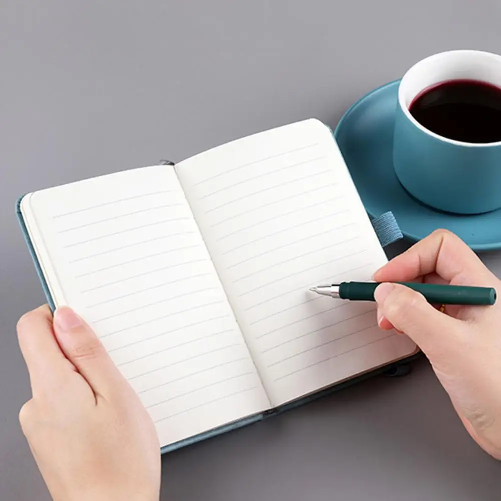 Small And Light Notebook Stylish Diary Notebook with Elastic Strap Design Compact Record Notepad for Home Office