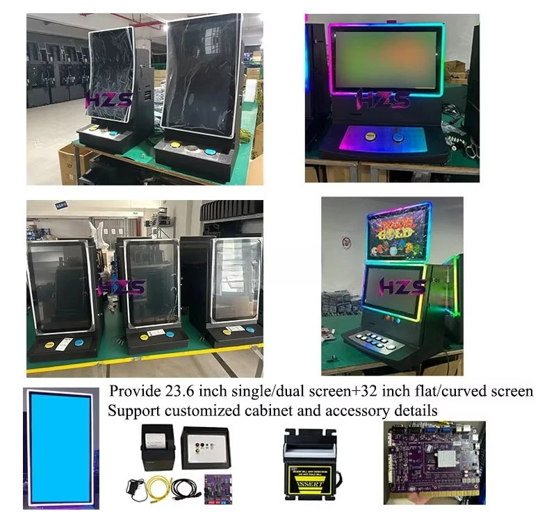 23.6 Inch Touch Screen Desktop Game Board Cabinet Bar Top Skill Game Machine Cabinet