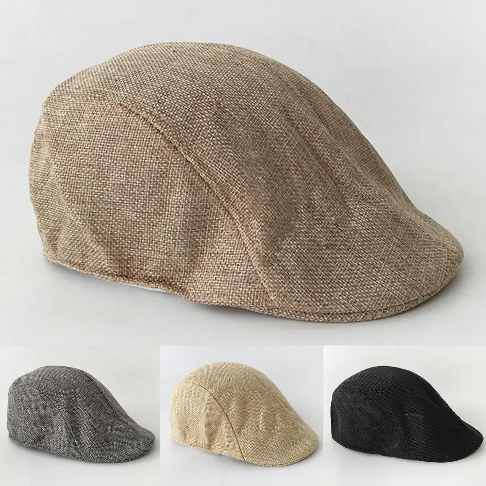 Summer  Terrific Good-looking Design Men Hat Western Style Newsboy Caps Vintage   for Traveling image 5