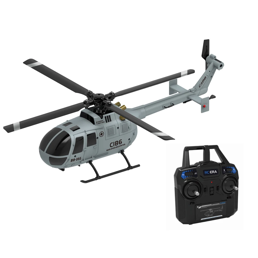 RC ERA C127 Sentry with 720p Camera C186 2.4G 4CH 6-Axis Gyro Altitude Hold  Flybarless RTF RC Helicopter