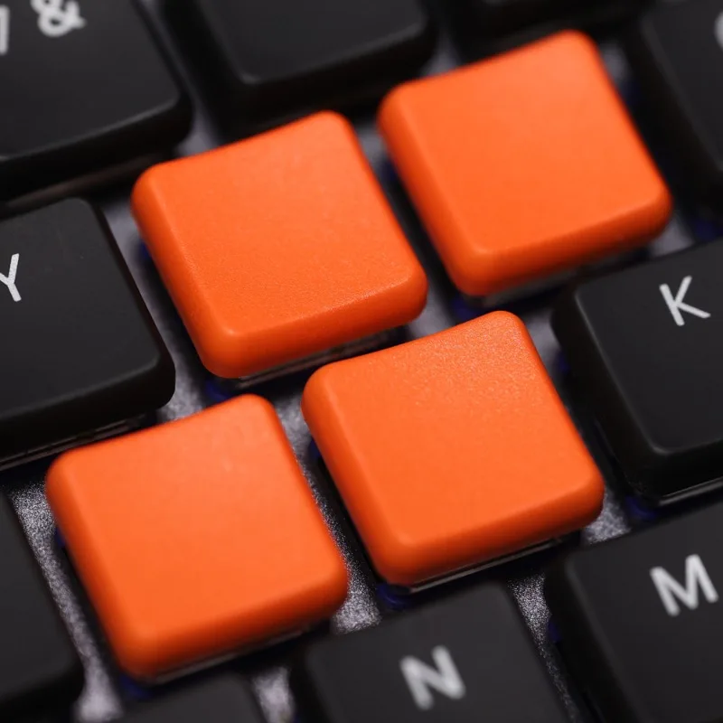 CHOSFOX Pig Nose Short Axis Keycap Custom PBT Sublimation Ultra Thin Keycaps 16.5X16.5MM Size Blue Orange Point Key Caps Gamers