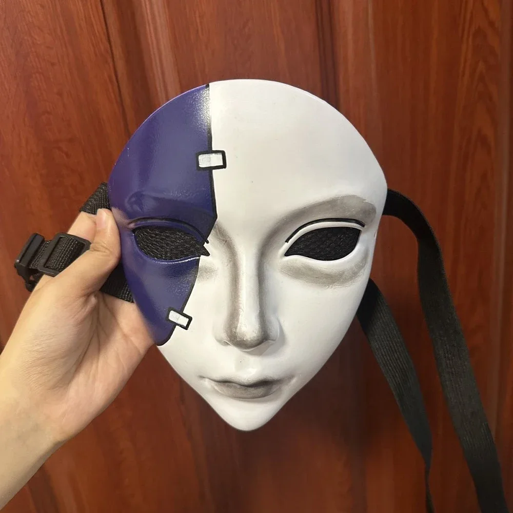 لعبة سالي الوجه تأثيري قناع الكبار للجنسين كامل الوجه أقنعة الإرهاب كرنفال خوذة حفلة زي الملحقات الدعائم