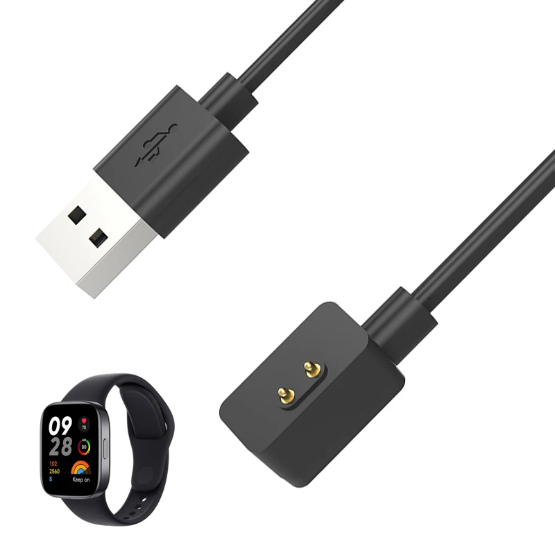 Док-станция для смарт-часов, зарядный USB-кабель для Xiaomi Redmi Watch 3 Active/2/Mi Watch Lite POCO, умные аксессуары