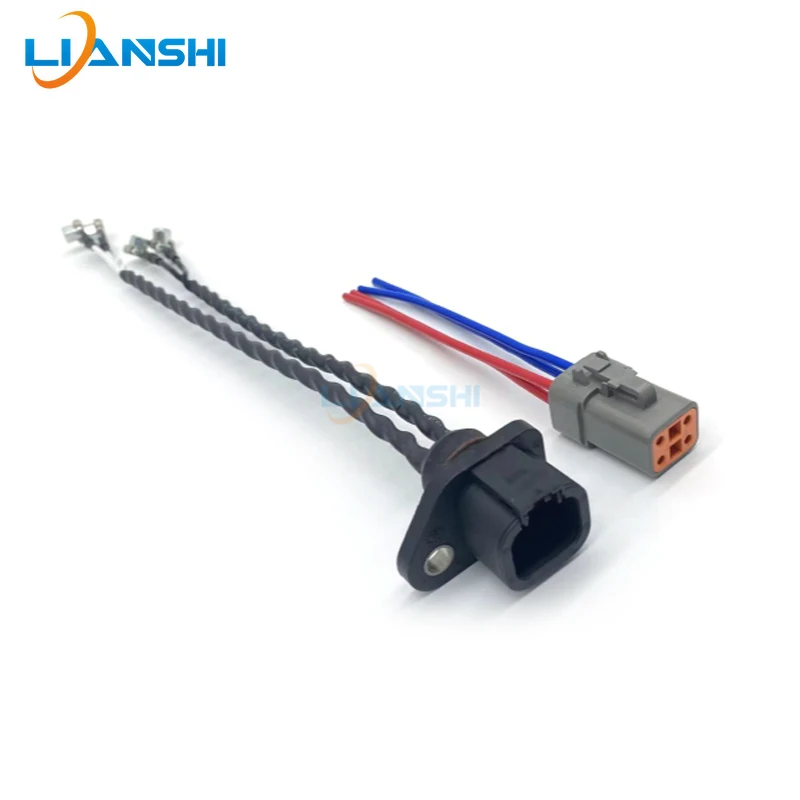 Komatsu PC200 210 220 240-8 engine fuel injector injector wiring harness plug for excavator parts