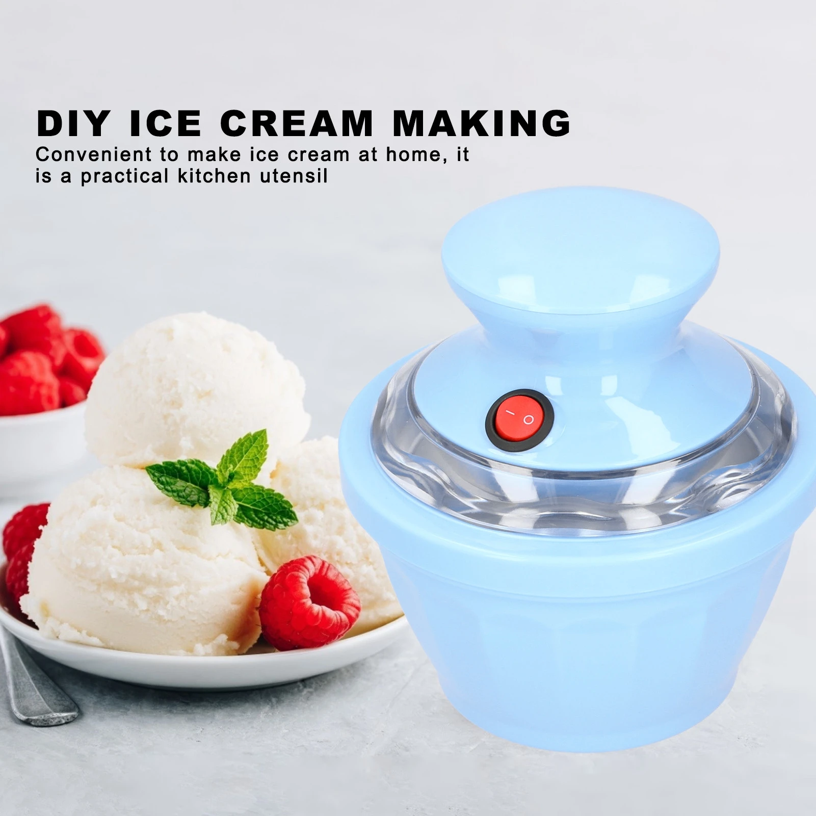 

Ice Cream Machine Ice Cream Maker Homemade FullAutomatic Electric Fruit Ice Cream Making Machine 220V Kitchen Appliances