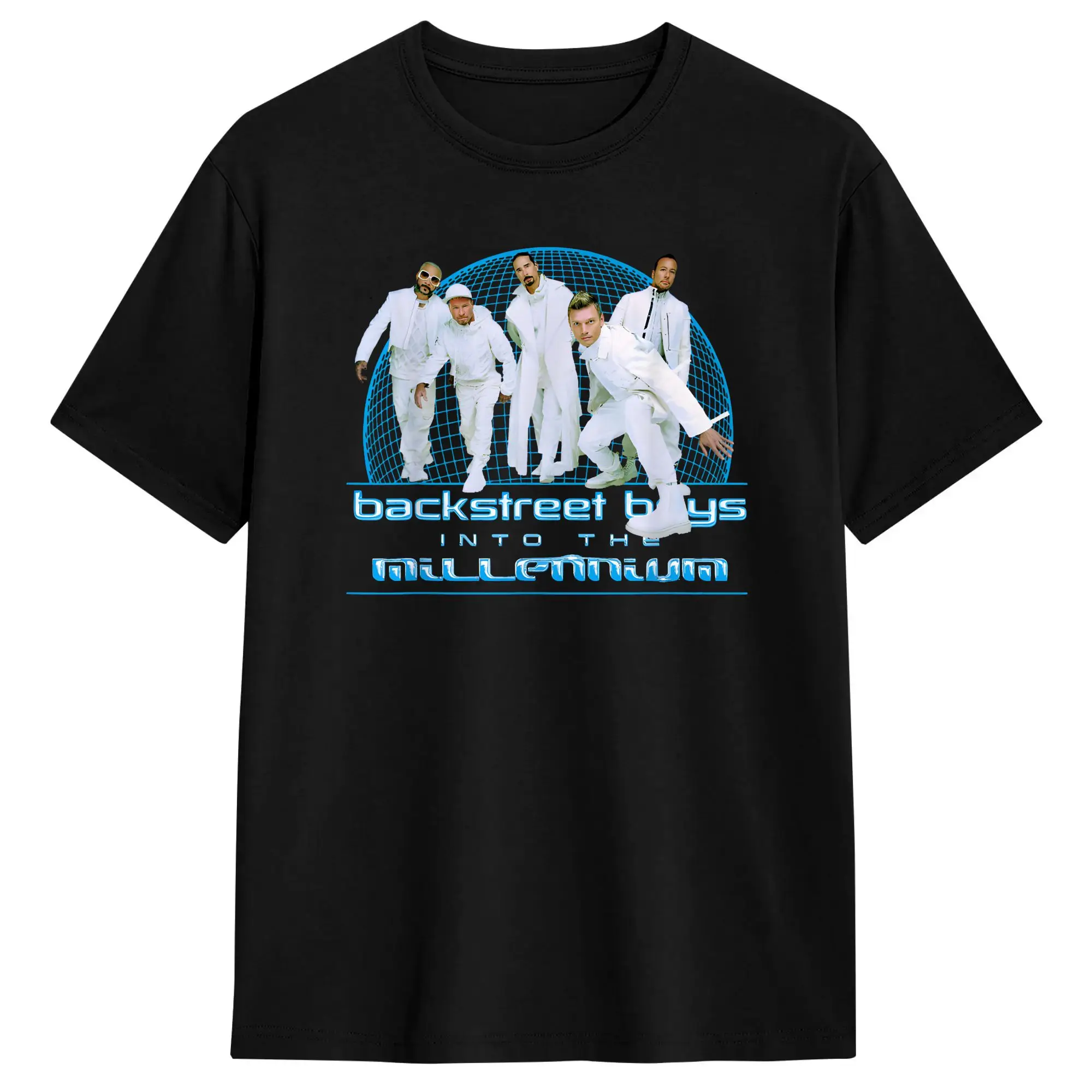 Backstreets Boy T-Shirts für Herren, Baumwolle, neuartige T-Shirts, Rundhalsausschnitt, Into The Millennium Tees, kurzärmelige Kleidung, 4XL 5XL – Detail 4