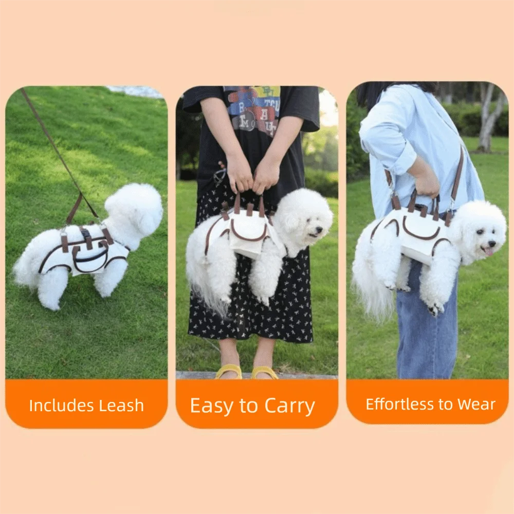 متعددة الوظائف قابل للتعديل الكلب الناقل على ظهره لينة تنفس الكلب نزهة حقيبة مع المقود توفير العمالة الكلب حمل حقيبة ركوب الخيل