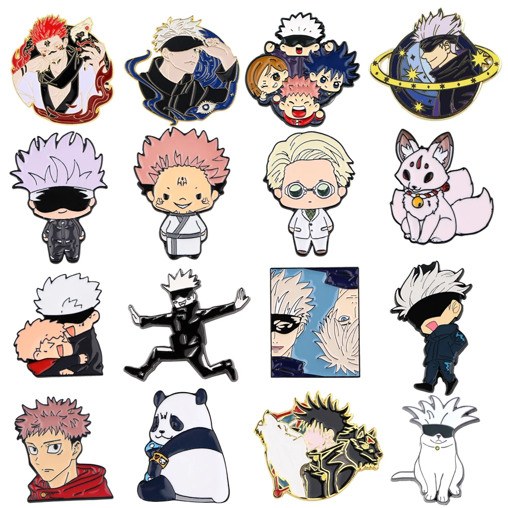 DZ2432 Anime Comic style Cute Enamel Pins Cool Lapel Pin for Clothes backpacks Badge Jewelry Accessories