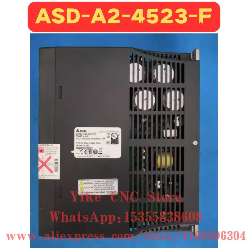 Used Servo Drive ASD-A2-4523-F Normal Function Tested OK Fast delivery