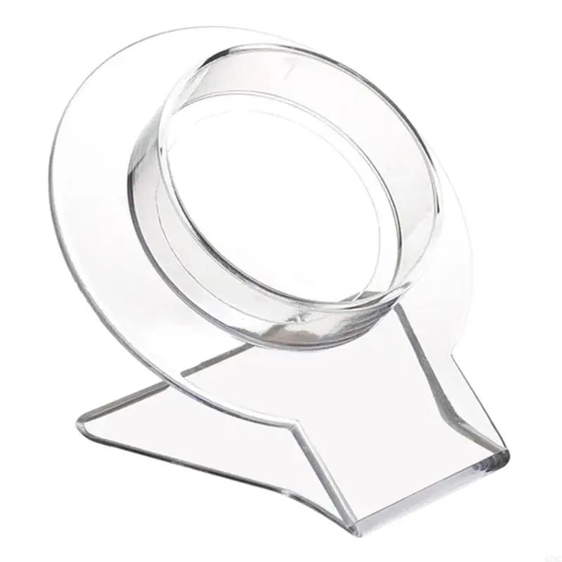 G7NC Clear Acrylic Bracelet Display Stand Bangle Display Holder Transparan Shelf Jewelry Showcase Watch Jewelry