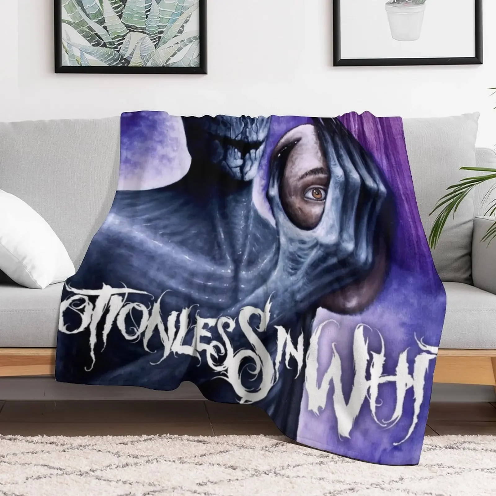 motionless purple 2020 menlu Throw Blanket Plush Hairy Sofas Blankets